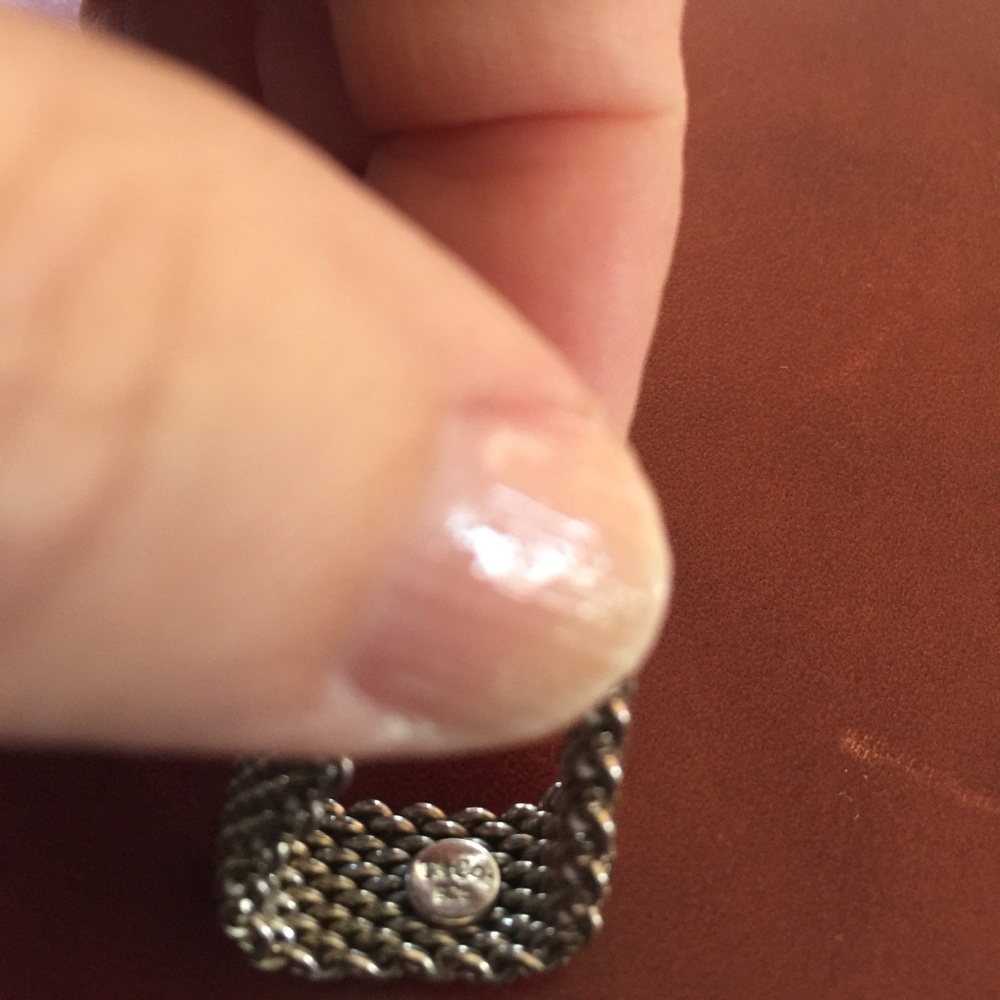 💥SOLD💥👒🌷Tiffany mesh ring🌷👒 - Picture 7 of 8